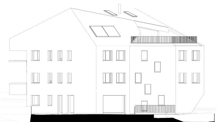 Fassade: Urban U Christianshavn, Dach: Urban L Christianshavn Mehrfamilienhaus Richterswil