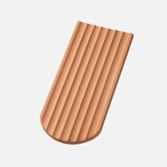 Casta Biberschwanzziegel 17/38 Gewellt, rund Casta Biberschwanzziegel 17/38 Gewellt, rund