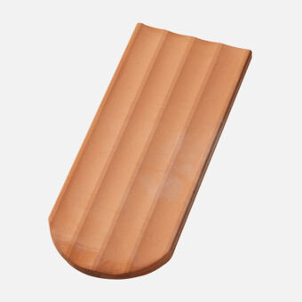 Casta Biberschwanzziegel 17/38 Berner, rund, naturrot Casta Biberschwanzziegel 17/38 Berner, rund