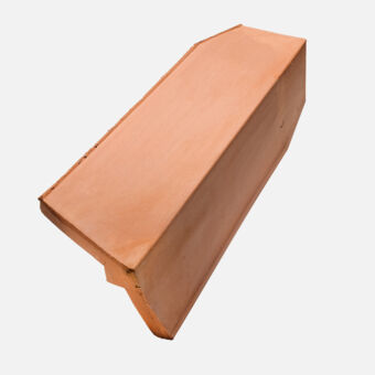 Casta Ortgangziegel, Handstrich, rechts, naturrot Casta Ortgangziegel, Handstrich, rechts
