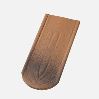 Casta Tuile plate 17/38 rustique, coupe ronde