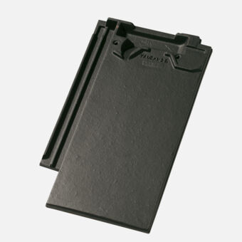 Vauban Falzbiberziegel 22 gerade, schwarz Vauban Falzbiberziegel 22 gerade