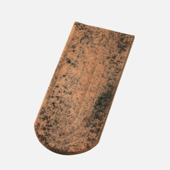 Casta Tuile plate 17/38 rustique, coupe ronde