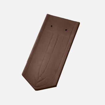 Casta Manufaktur Fl&auml;chenziegel Handstrich spitz umbra