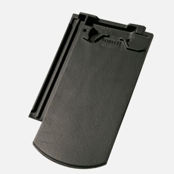 Vauban Falzbiberziegel 22 rund, schwarz Vauban Falzbiberziegel 22 rund