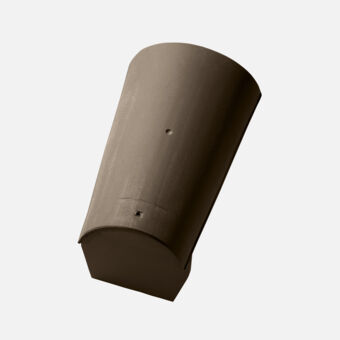 Fi44 Ende Ortgangziegel Fil&uuml; braun