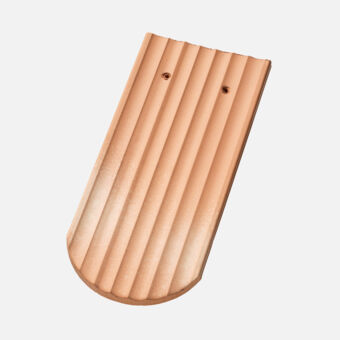 Casta Biberschwanzziegel 17/38 Gewellt, rund, rot-gelb Casta Biberschwanzziegel 17/38 Gewellt, rund