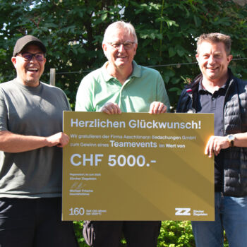 Jubiläumswettbewerb Hauptpreis Aeschlimann Bedachungen