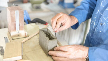 Fabrication des maquettes en argile