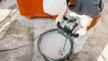 3. Bien mélanger Verarbeitungsbeispiele Wand