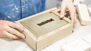 Fabrication des maquettes en argile