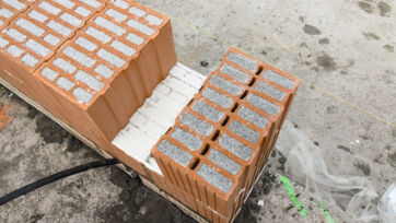 1. An Fenster- und Türleibungen Halbsteine setzen Verarbeitungsbeispiele Wand Öffnung