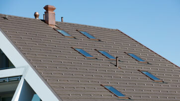 multi family, tile, roof, facade, Plano, brown, ZZ Wancor Multi family house in Niederweningen