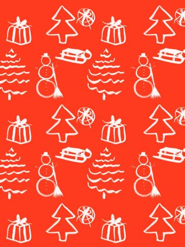 Weihnachtsbanner Hochformat 2025