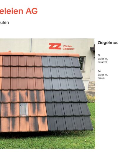 Expos tuiles Zürcher Ziegeleien AG à Laufen