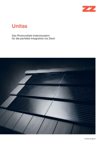 Broschüre Unitas PV-Indachsystem