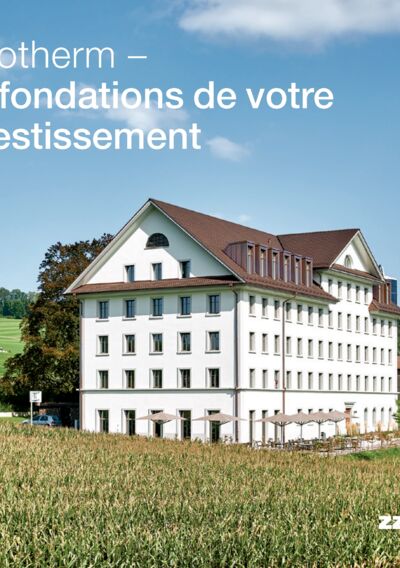 Porotherm - les fondations de vortre investissement