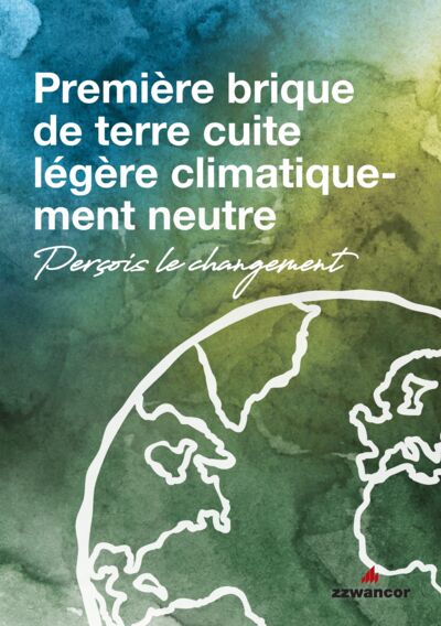 Première brique de terre cuite légère climatiquement neutre