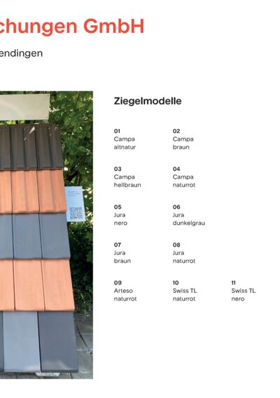 Expos tuiles Kämpf Bedachungen GmbH à Derendingen