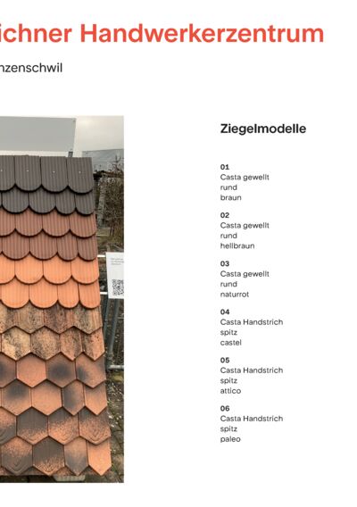 Expos tuiles Baubedarf-Richner à Hunzenschwil