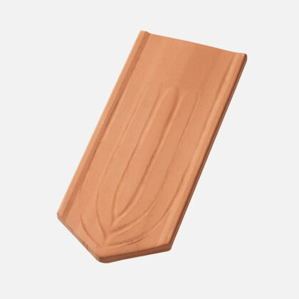 Casta Tuile plate 17/38, rustique, coupe pointue, rouge naturel Casta Tuile plate 17/38, rustique, coupe pointue,