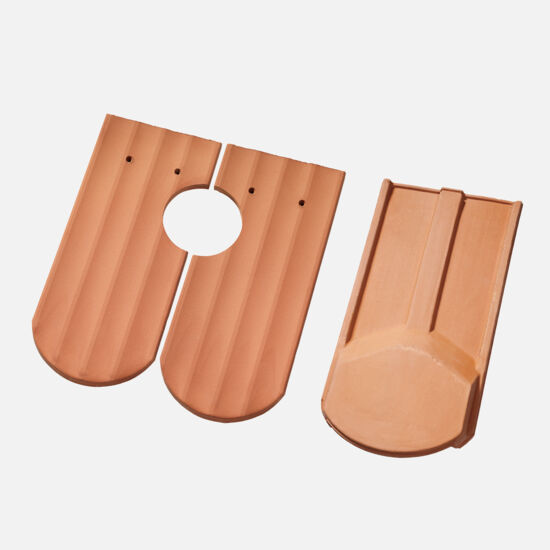 Casta Berner rund Lüfterziegelset naturrot Casta Berner rund Lüfterziegelset naturrot