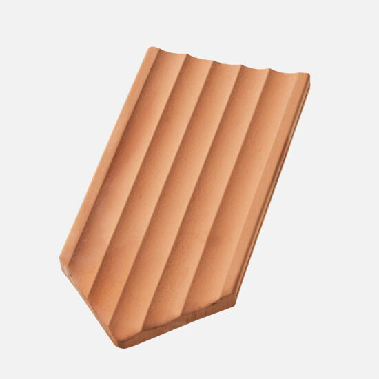 Casta Gewellt spitz naturrot Turmziegel Casta Gewellt spitz naturrot Turmziegel