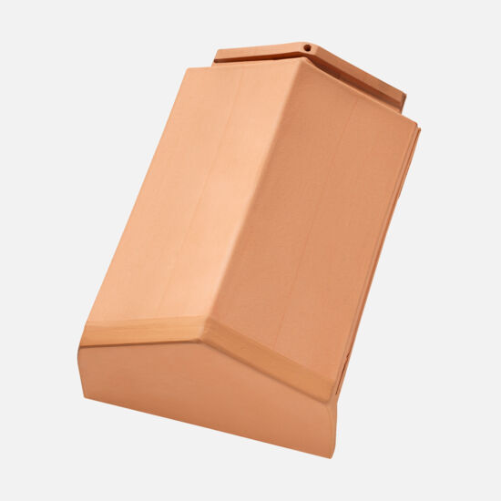 Winkel Firstziegel 42 120 Grad Anfang Filü naturrot Winkel Firstziegel 42 120 Grad Anfang Filü naturrot
