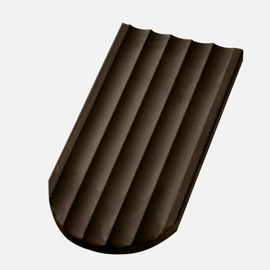 Casta Gewellt rund Turmziegel, braun Casta Gewellt rund Turmziegel