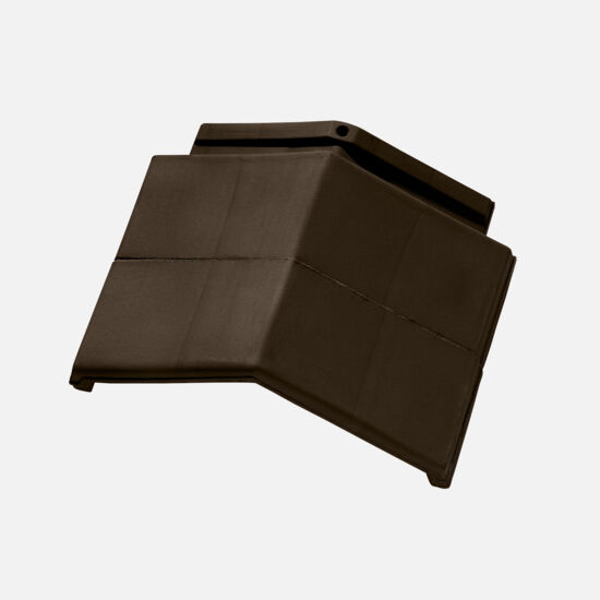Winkel Firstziegel 42 120 Grad halber Ziegel braun Winkel Firstziegel 42 120 Grad halber Ziegel braun