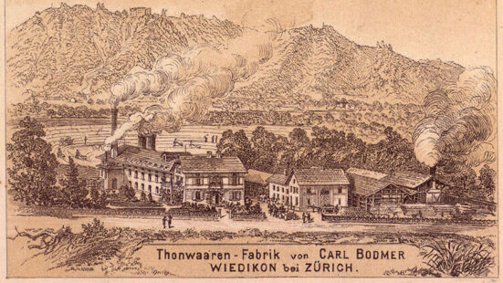 Thonwaaren Fabrik Wiedikon Zürcher Ziegeleien historisch