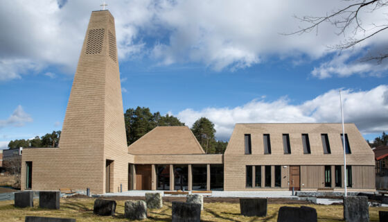 Referenzobjekt Urban Vennesla Kirche in Norwegen Referenzobjekt Urban Vennesla Kirche in Norwegen