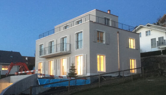 single familiy house, porotherm, villa Single family house in Erlenbach