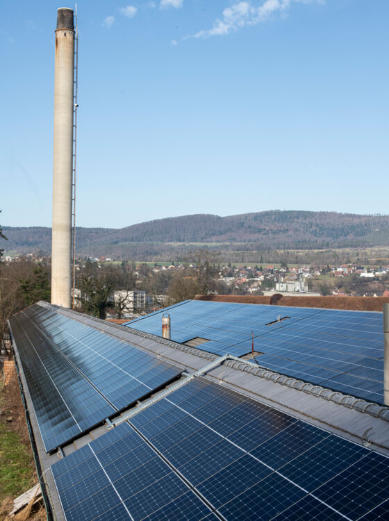 Photovoltaik-Anlage in Laufen