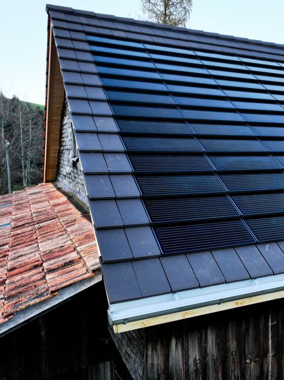 Referenzobjekt Photovoltaik, Einfamilienhaus Hemberg Detail Referenzobjekt Photovoltaik, Einfamilienhaus Hemberg Detail