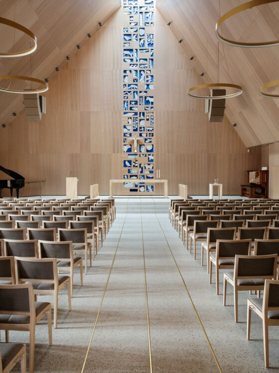 Referenzobjekt Urban Vennesla Kirche in Norwegen Referenzobjekt Urban Vennesla Kirche in Norwegen