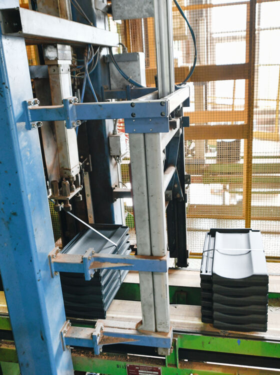 Verpackungsmaschine in der Produktion Laufen Verpackungsmaschine in der Produktion Laufen